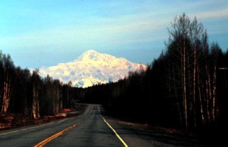 Weg zu Talkeetna.