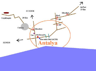 Antalya Karte