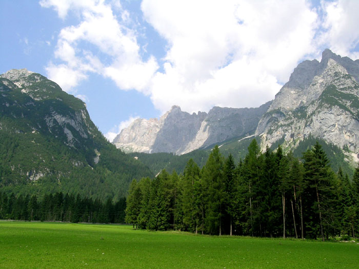 Schüsselkarspitze von Lautasch gesehen 