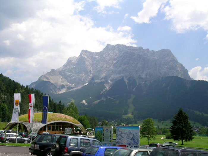 Zugspitz von Erwald gesehen